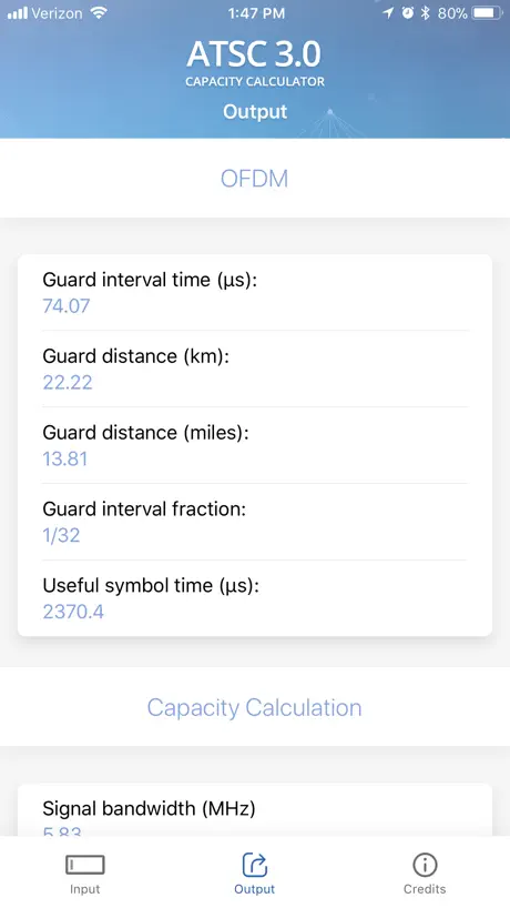 NextGen TV Capacity Calculator