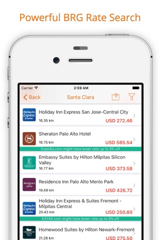 Yeek - A Travel Search App screenshot 2