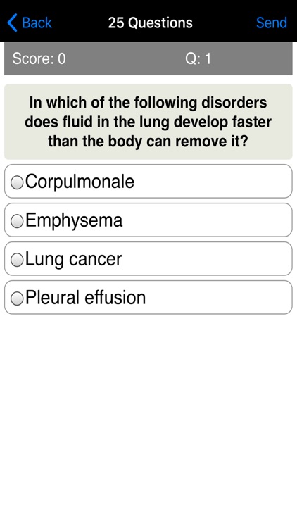 Learning Pulmonology Quiz