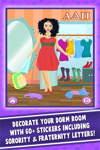 College Dressup Salon Girl Fashion School Makeover screenshot 3