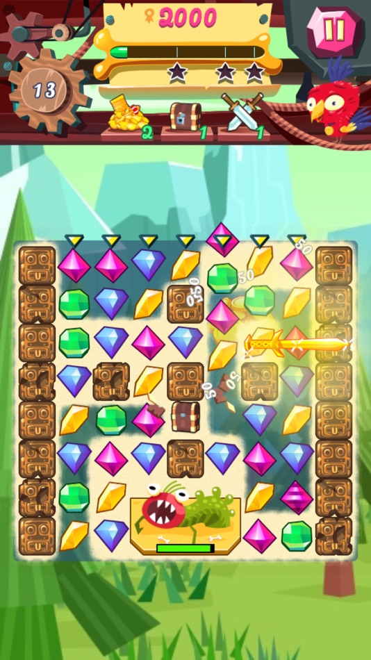 #3. Pirates! - the match 3 (iOS) 由: Tomas Rychnovsky