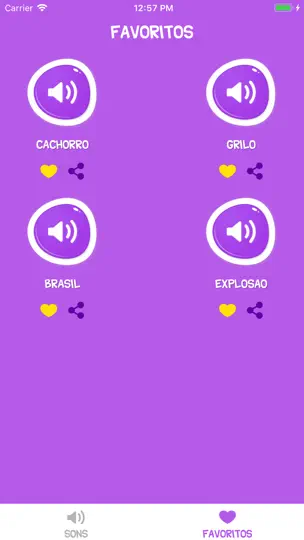 Screenshot von Sons Engraçados auf dem iPhone 2