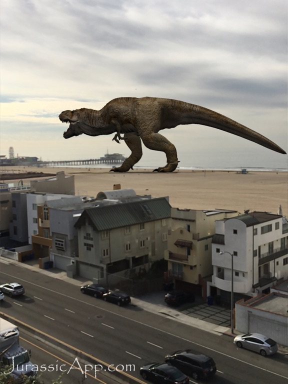 JurassicApp AR iPad screenshot