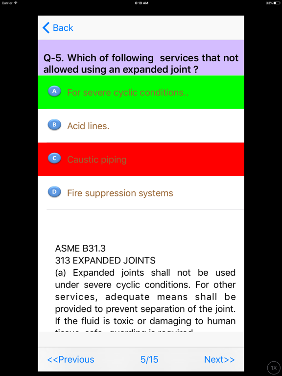 Screenshot #5 pour API 570 Highlights Practices