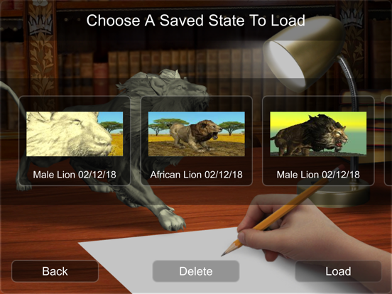Lion Mannequin iPad screenshot 10 - Education app