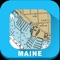 A nautical chart is a work area on which the navigator plots courses, ascertains positions, and views the relationship of the ship to the surrounding area