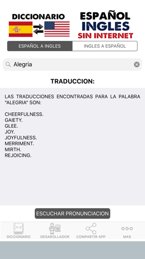 Español Ingles Sin Internet