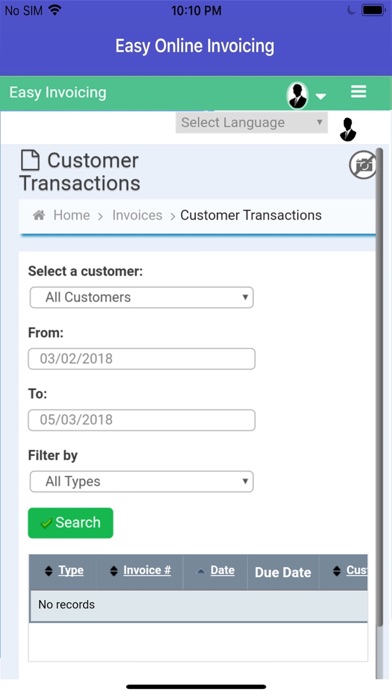 How to cancel & delete Easy Online Invoicing from iphone & ipad 4