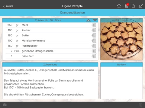 Eigene Rezepte screenshot 2