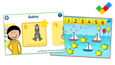 Screenshot #1 pour Les maths, 3 à 5, pour l'école