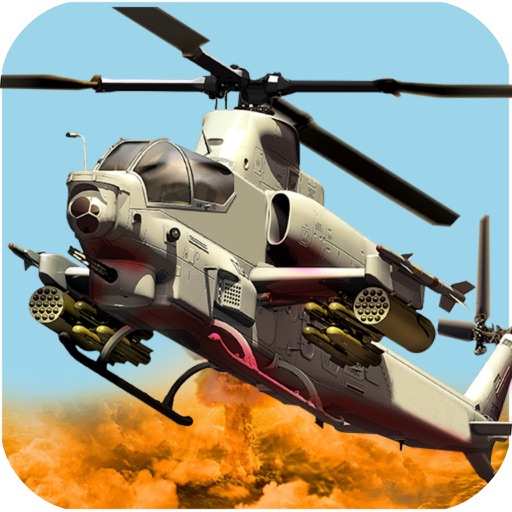 Gunship Helicopter Flying Miss icon