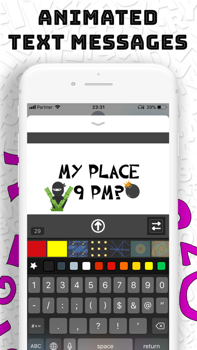 Screenshot #1 pour TA Animated Text Sticker Maker