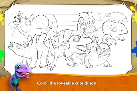 Dino Paint – Dinosaur coloring screenshot 3