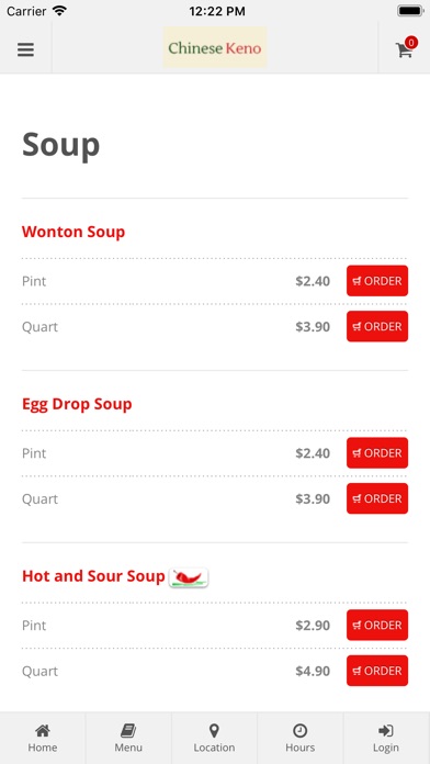 Chinese Keno Online Ordering screenshot 2