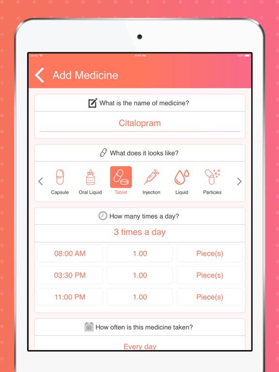 Screenshot #5 pour Smart Pill Reminder Tracker