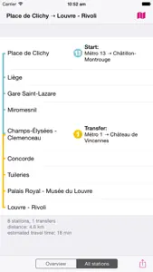 Paris Rail Map Lite screenshot #4 for iPhone