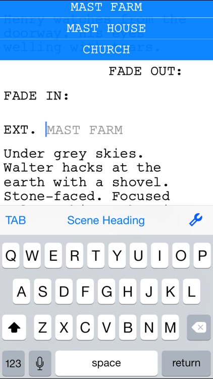 Final Draft Writer