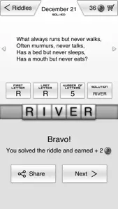 A Year of Riddles screenshot #2 for iPhone