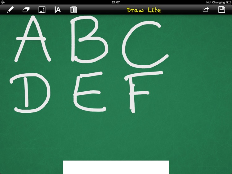 Draw for iPad Lite, Blackboard
