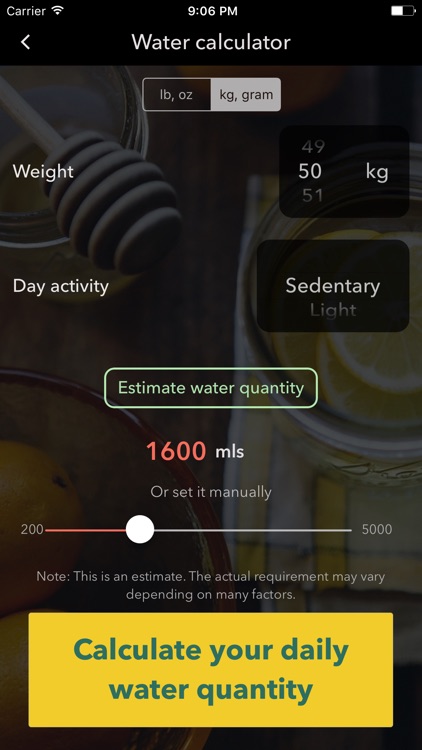 MealWaterLab  - meal water drink reminder