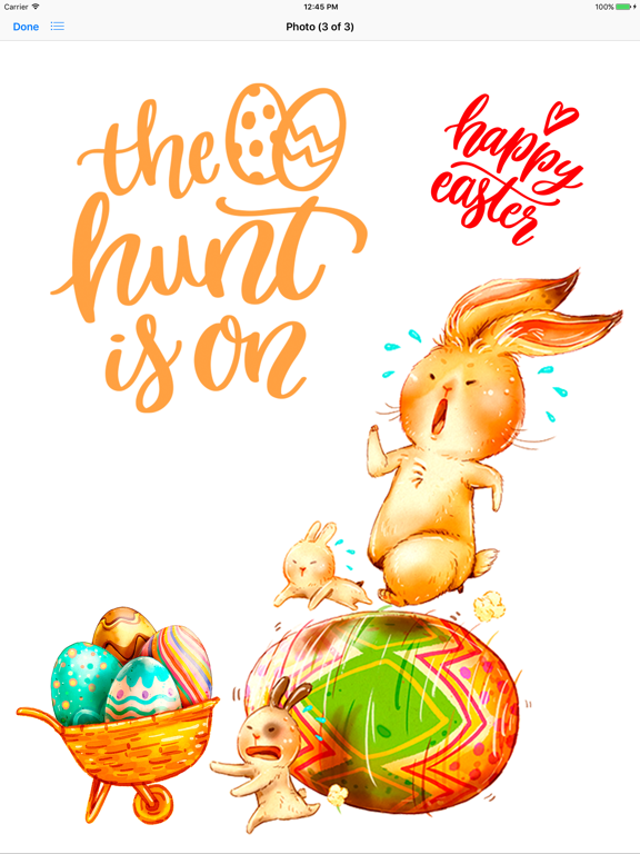 Easter Hop emoji and stickersのおすすめ画像2