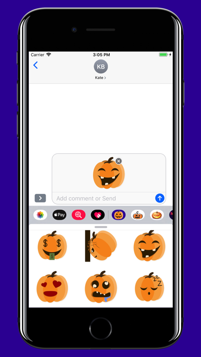 Halloween - Pumpkin stickers screenshot 4