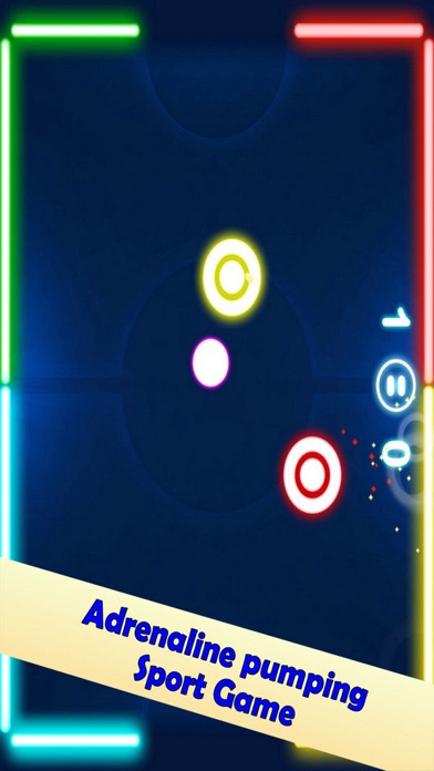 Neon Air Hockey Play screenshot 3