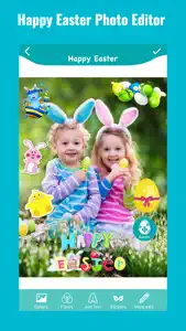 Happy Easter Photo Editor screenshot #1 for iPhone