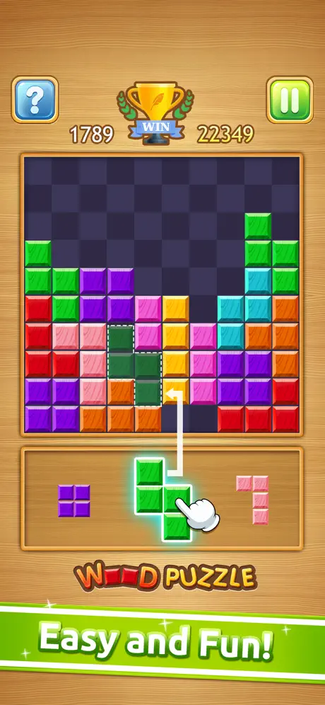 Wood Puzzle - Fun Blitz Game