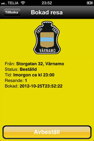 Värnamo Taxi screenshot 3