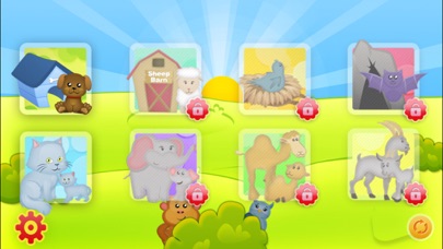 How to cancel & delete Animals Babies Puzzles Lite from iphone & ipad 4