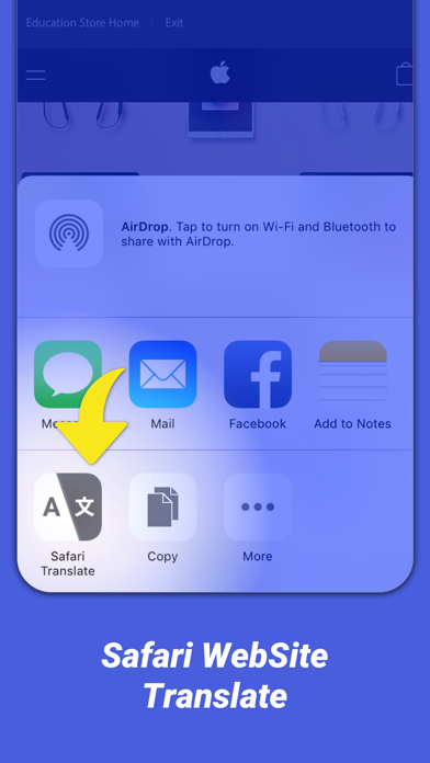 Safari Translate Exte... screenshot1