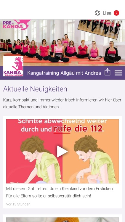 Kangatraining Allgäu