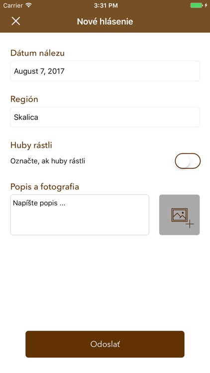 Výskyt húb screenshot-3