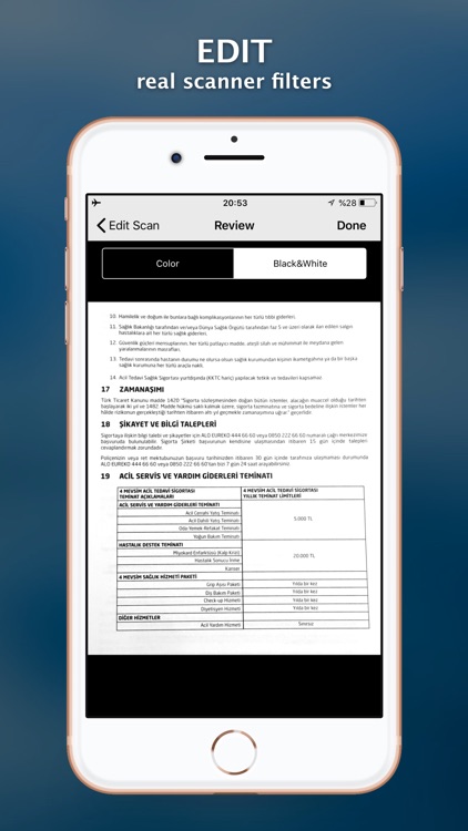 Scanner+ Scan PDF Documents