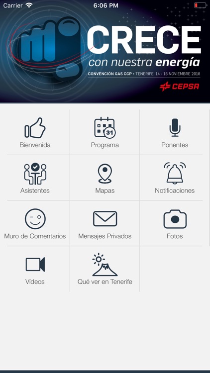 CRECE con nuestra energía 2018