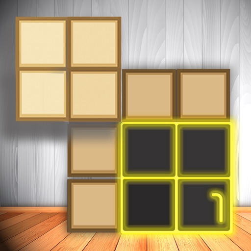 Wooden Blocks Fall Icon