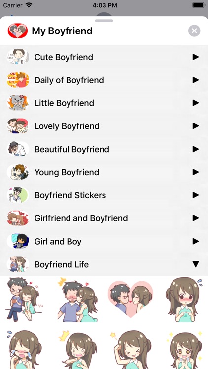 My Boyfriend Stickers screenshot-9