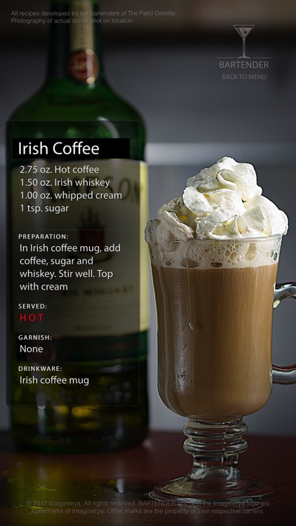 my Bartender app screenshot-3