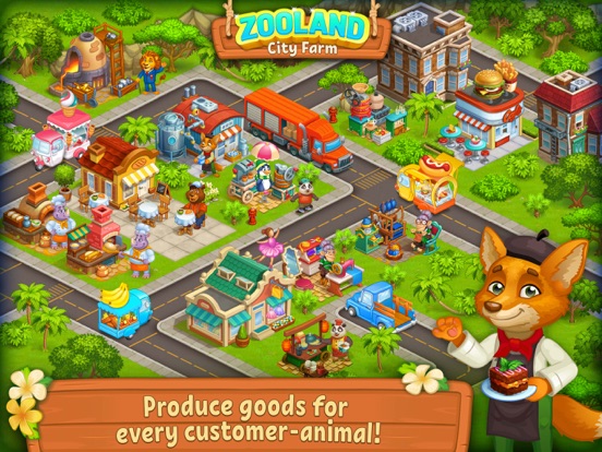 Farm Zoo: Happy Animal Village iPad screenshot 2 - Games app
