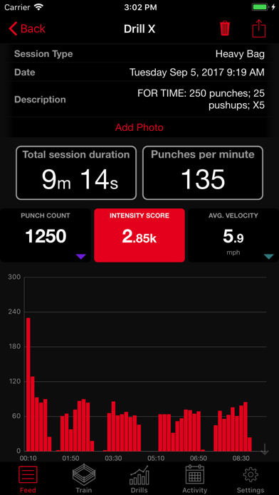 Screenshot #2 pour Hykso: Wearable Punch Trackers