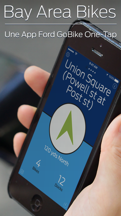 Screenshot #1 pour Bay Area Bikes — Une App Ford GoBike One-Tap
