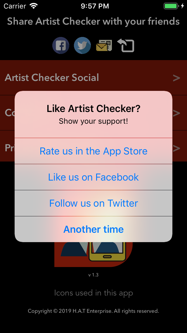 Artist Checker
