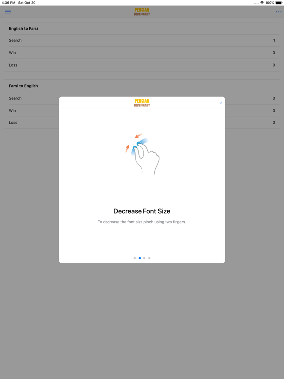 iFarsi iPad screenshot 6 - Education app