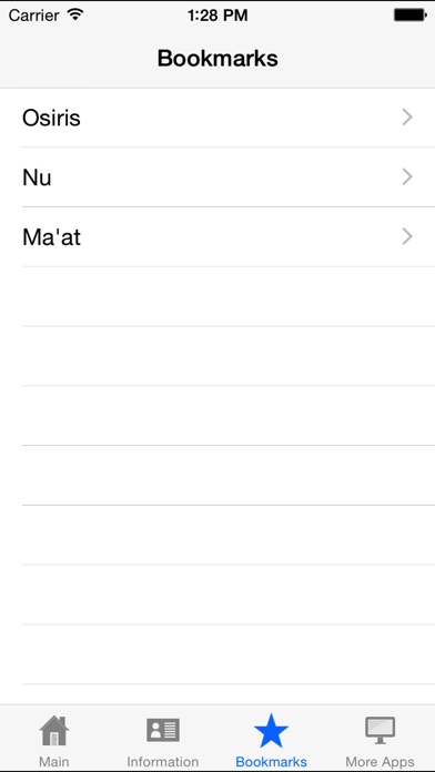 Screenshot #9 for Egyptian Gods Pocket Reference