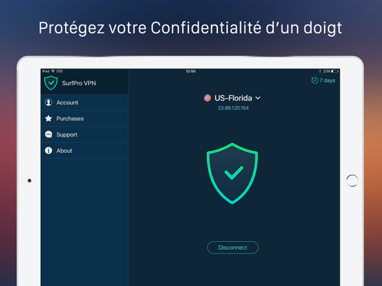 Screenshot #4 pour SurfPro VPN – Wifi Protection