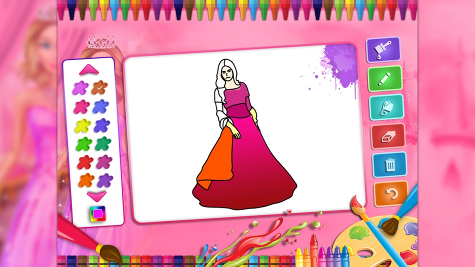 Princess Coloring Book Fun - 1.0 - (iOS)