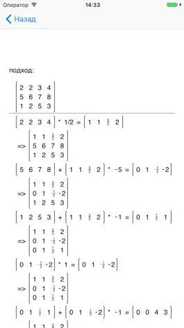 Game screenshot Calculum Pro - Матрица калькулятор apk