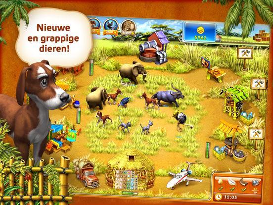 Farm Frenzy 3 MadagascarHDFree iPad app afbeelding 4