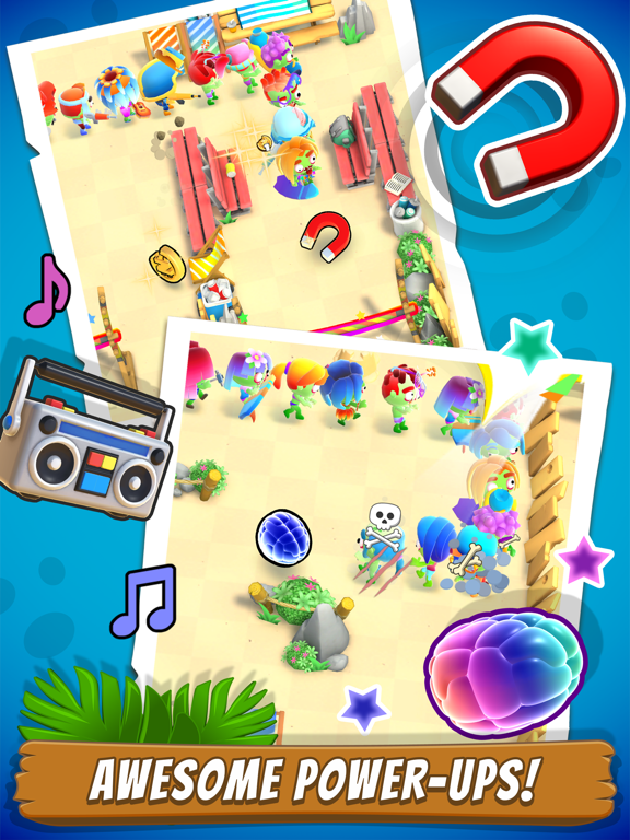 Zombie Beach Party iPad screenshot 4 - Games app